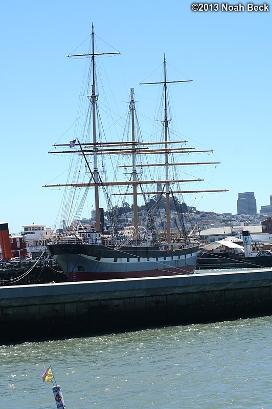 June 28, 2013: 1886 Balclutha at the San Francisco Maritime National Historical Park