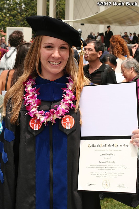 June 15, 2012: Anna and her diploma