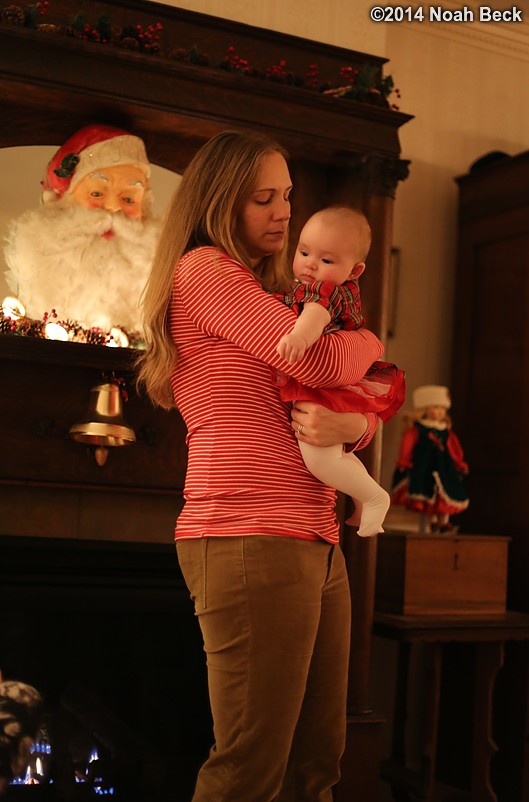 December 26, 2014: Anna holding Catherine