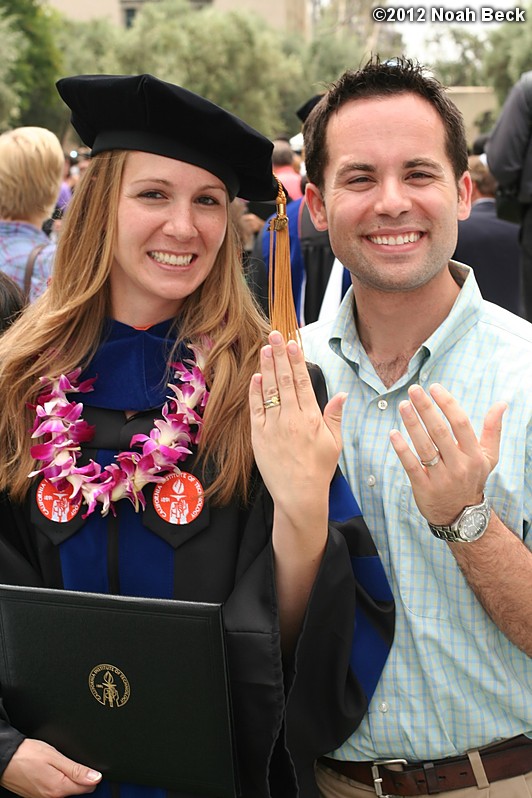 June 15, 2012: Anna and Mike and Anna&#39;s diploma