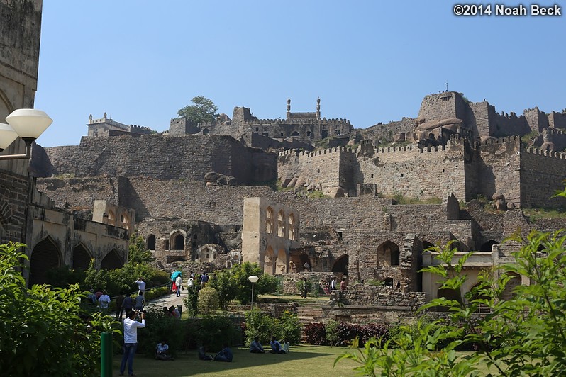 December 7, 2014: Looking back at Golconda Fort