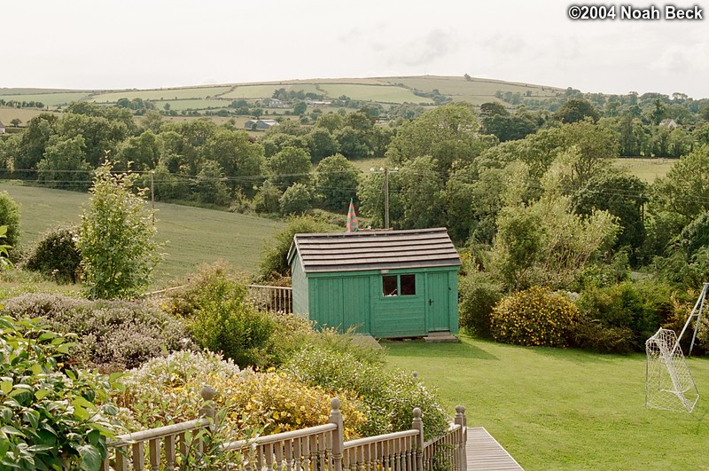 July 6, 2004: The back yard and view from Swallow&#39;s Rest.