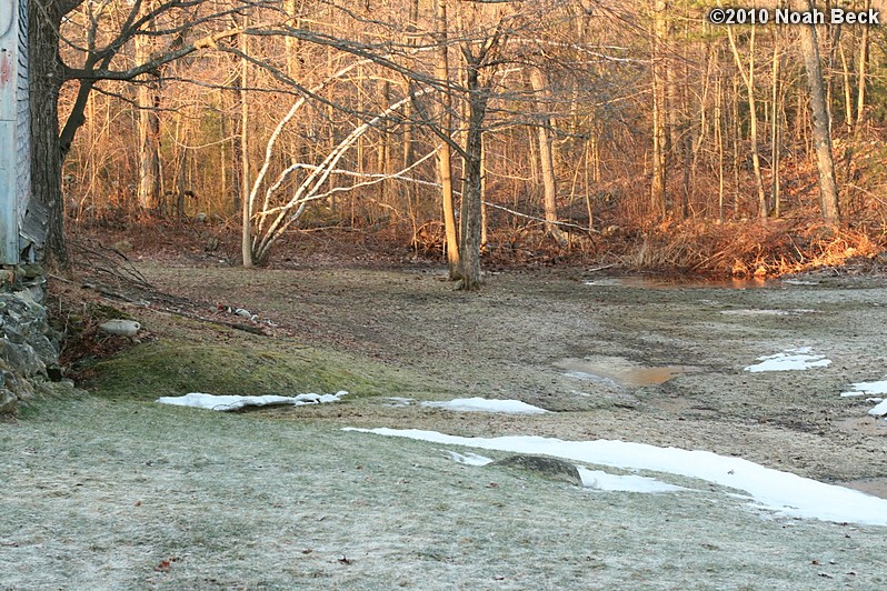 March 17, 2010: the backyard glacier almost melted