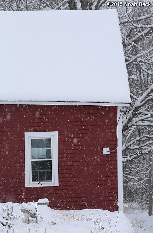 January 24, 2015: Barn during snow