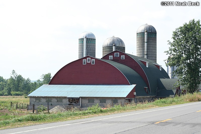 July 23, 2011: Barns down the road from the Quagmire Manor