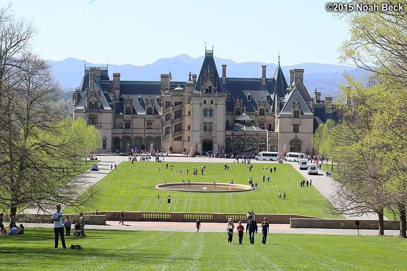 April 11, 2015: Biltmore House from Diana