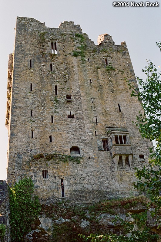 July 5, 2004: Blarney Castle. The Blarney Stone is at the top of the castle, so we had to climb many narrow spiral staircases to get there.