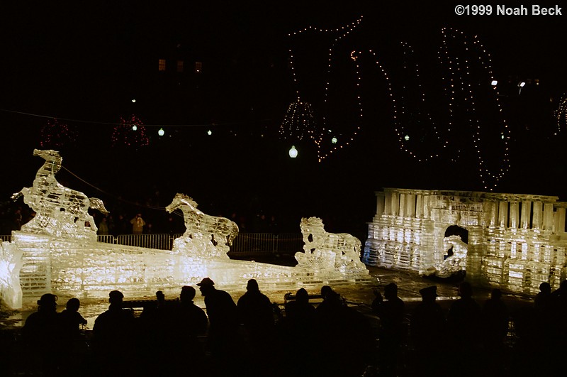 December 31, 1999: Boston First Night ice sculptures 1999/2000