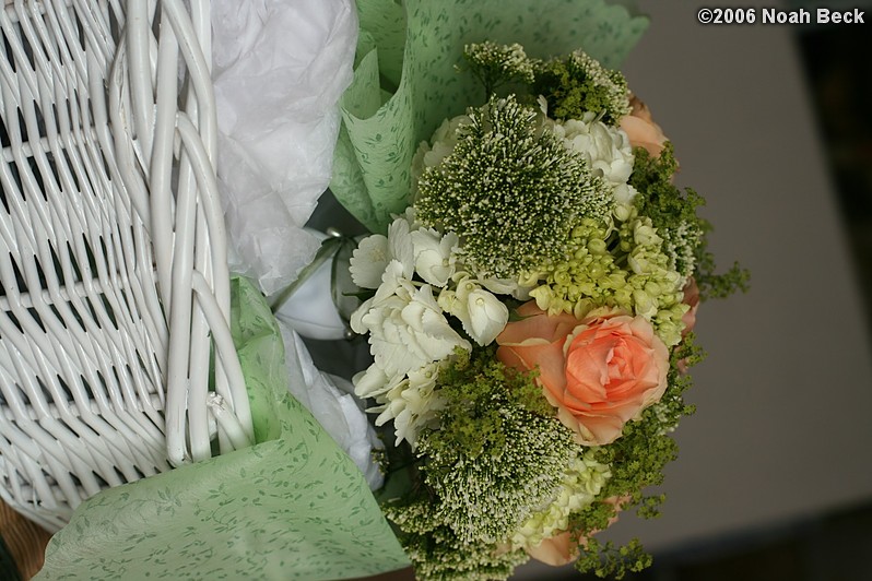 July 15, 2006: bouquets in a basket