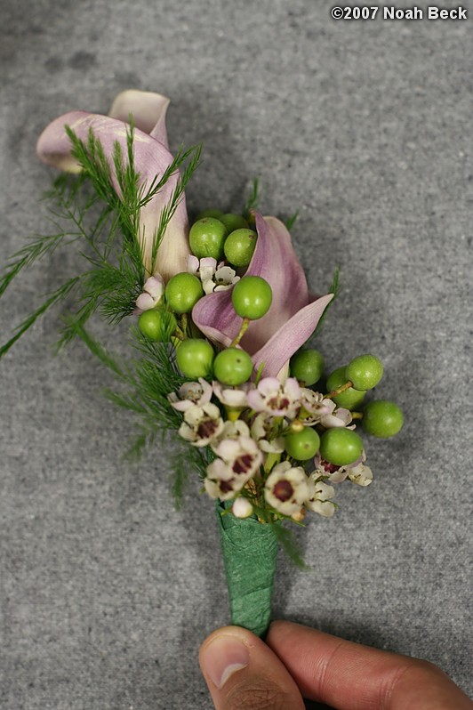 September 14, 2007: Boutonnierre