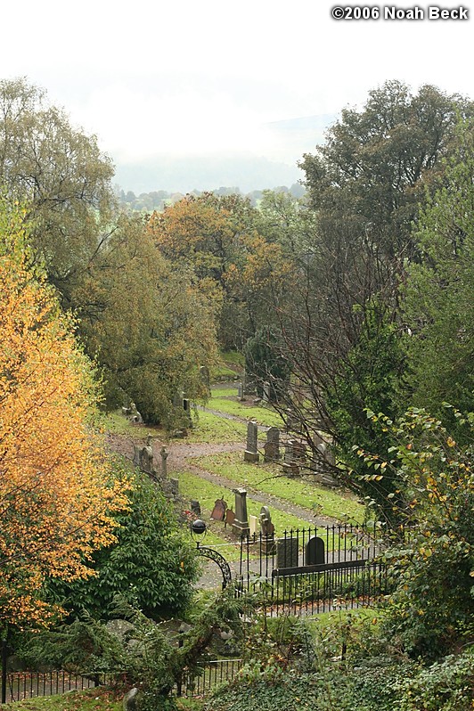 October 27, 2006: The cemetary outside the Holy Rude Church