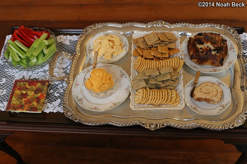 November 27, 2014: Cheese tray