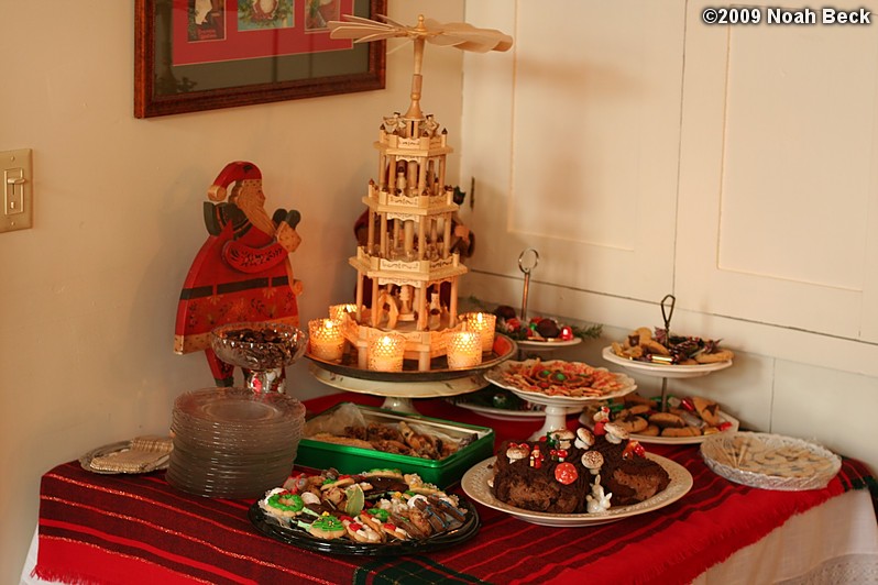 December 26, 2009: Christmas dessert table