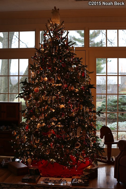 December 26, 2015: Christmas tree at my parents&#39; house