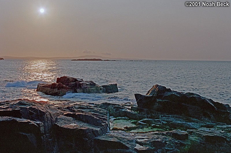 June 30, 2001: The coastline just after sunrise