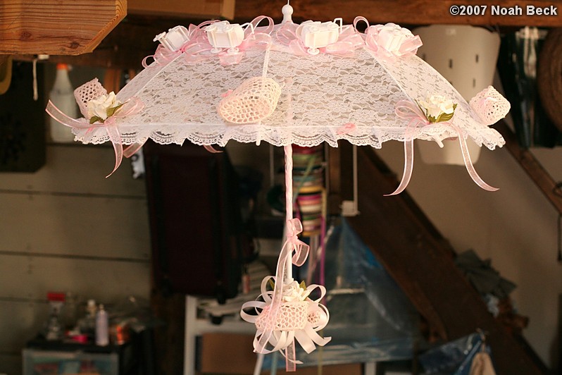 November 11, 2007: Decorated umbrella