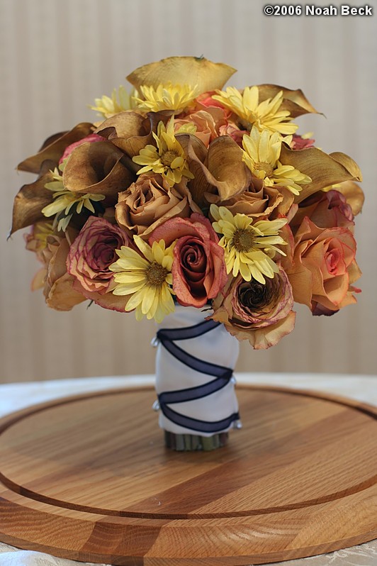 September 2, 2006: dried hand-held bouquet