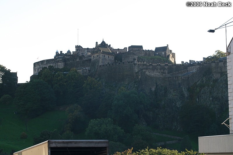 October 23, 2006: Edinburgh Castle.
