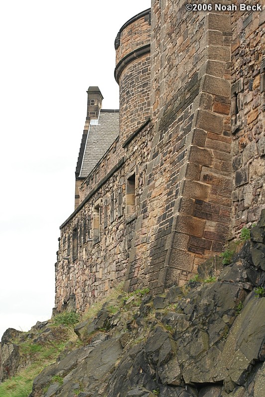 October 24, 2006: Edinburgh Castle was built directly on top of rock from an extinct volcano.