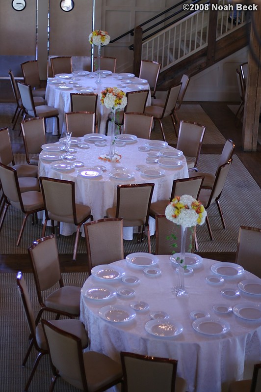 October 18, 2008: elevated floral centerpiece