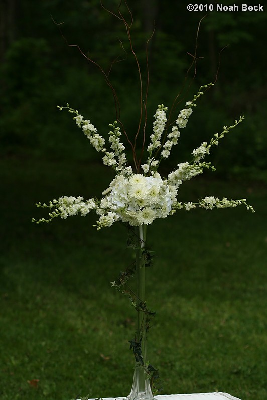 May 30, 2010: Elevated floral centerpiece