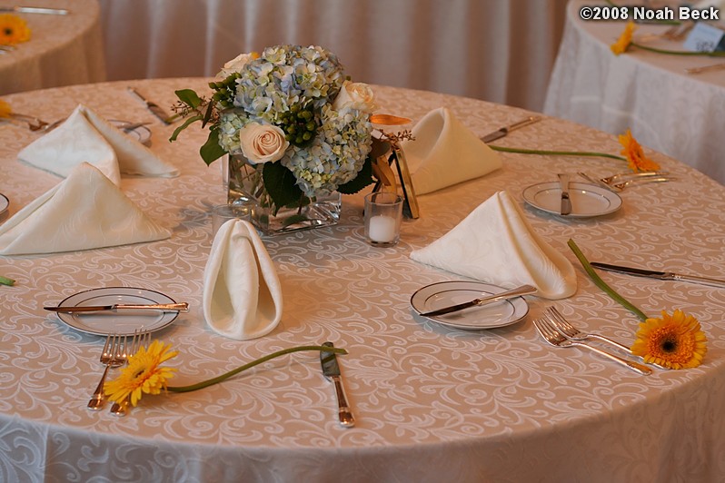 August 23, 2008: floral centerpiece