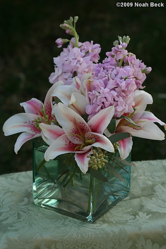 April 12, 2009: floral centerpiece