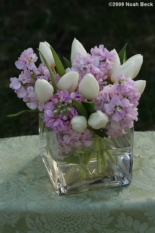 April 12, 2009: floral centerpiece