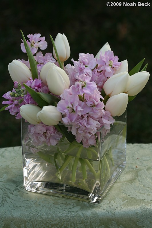 April 12, 2009: floral centerpiece