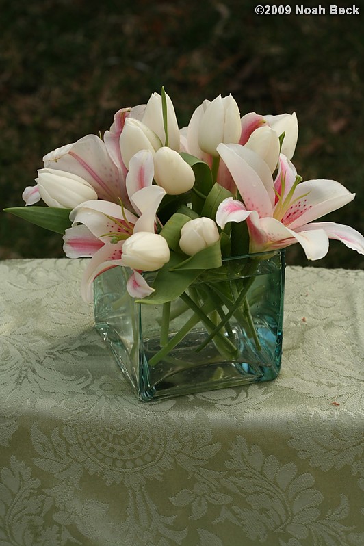 April 12, 2009: floral centerpiece