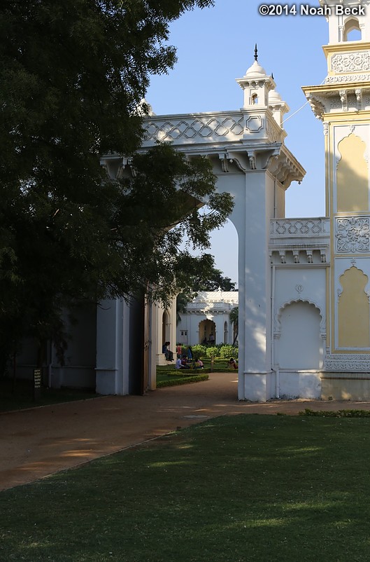 December 7, 2014: Gate between the northern and central courtyards