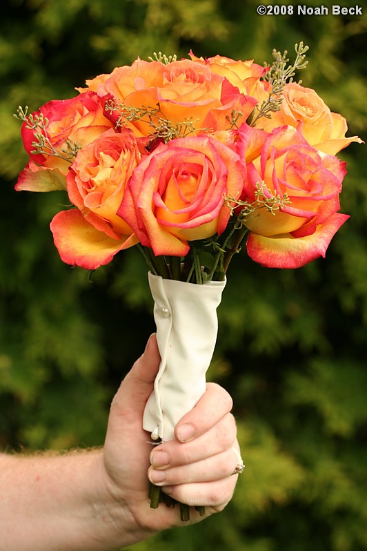 June 1, 2008: hand-held bouquet