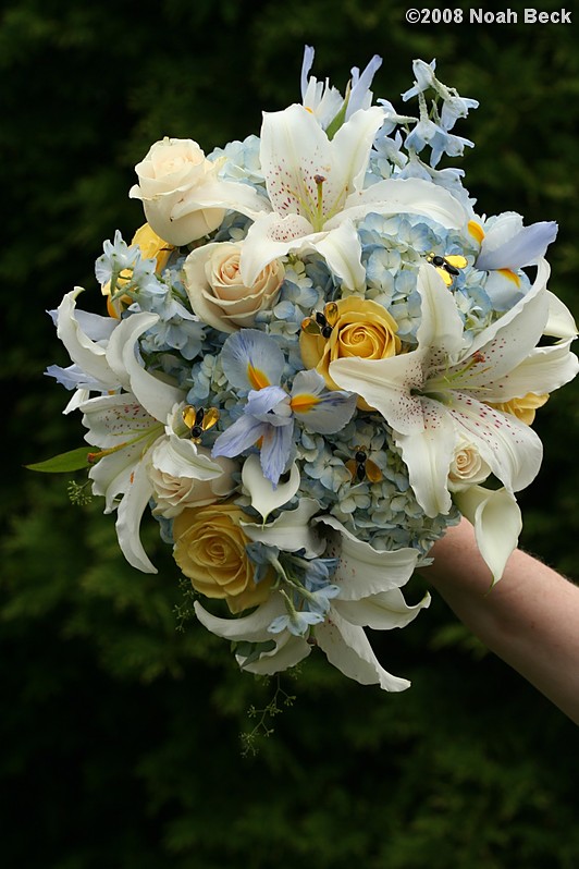 June 28, 2008: hand-held bouquet