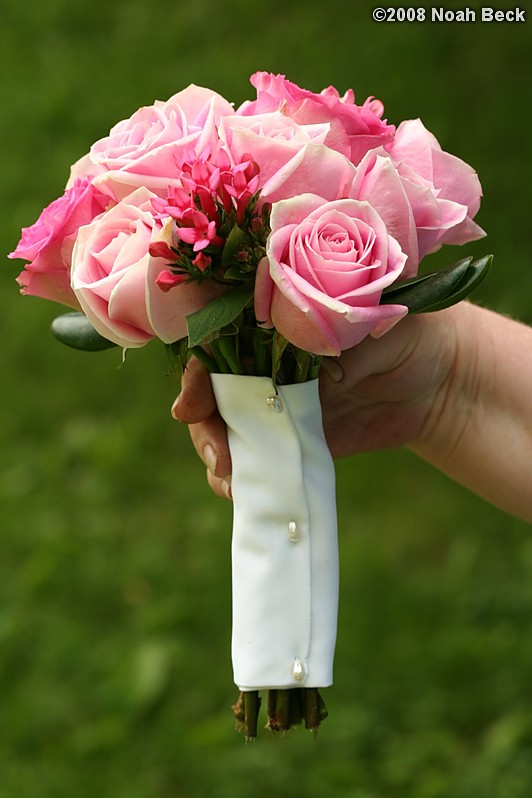 June 29, 2008: hand-held bouquet