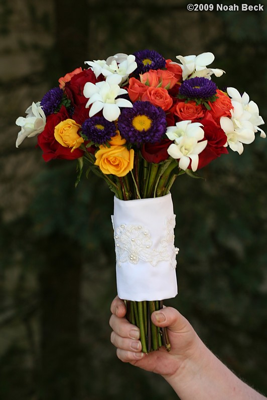 May 2, 2009: hand-held bouquet