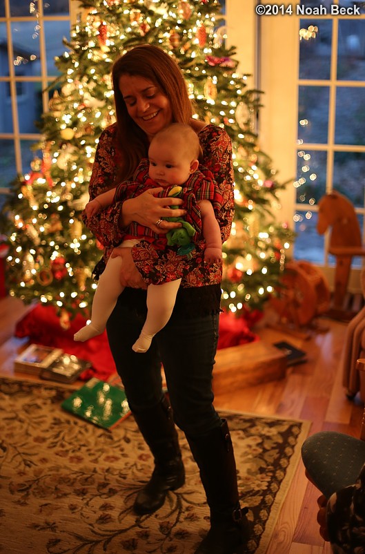 December 26, 2014: Heather holding Catherine