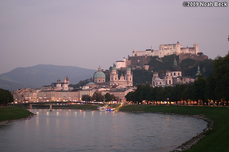 September 23, 2009: Hohensalzburg Castle and Salzburg