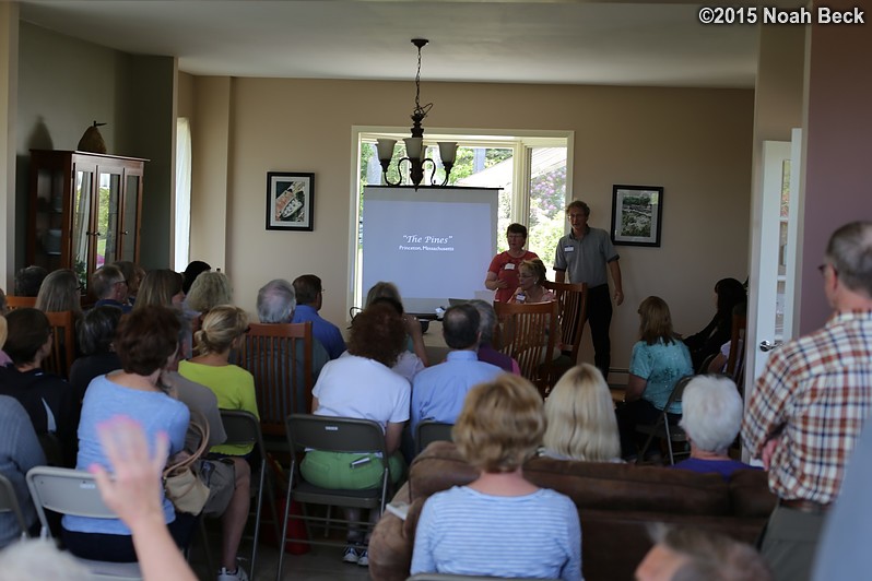 June 7, 2015: The hosts had an historical presentation of the estate