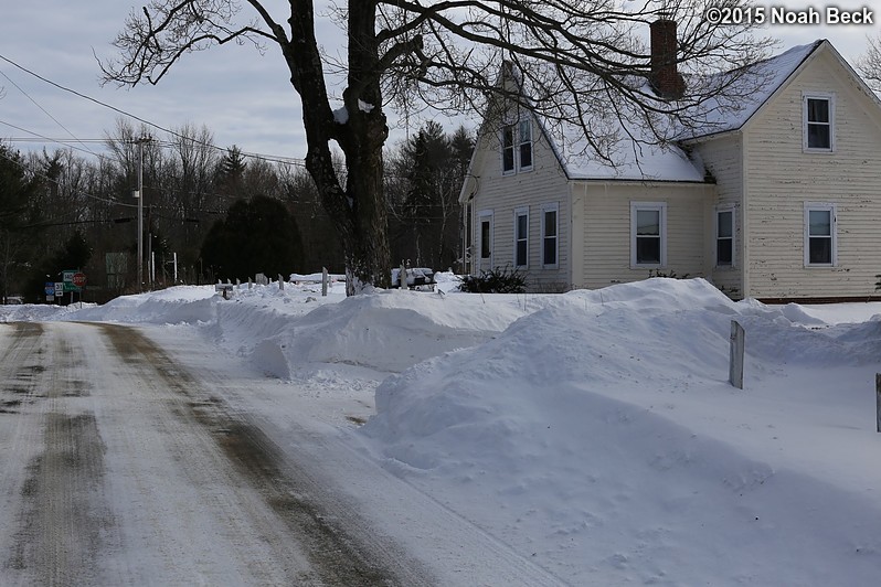 January 28, 2015: The house the day after the blizzard