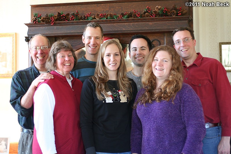 December 25, 2011: Jim, Raelynn, Gabe, Anna, Mike, Roz, Noah