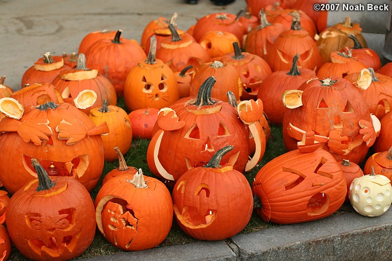 October 20, 2007: Keene pumpkin festival carved pumpkins