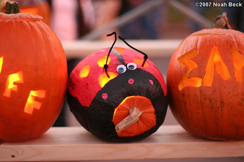 October 20, 2007: Keene pumpkin festival carved pumpkins