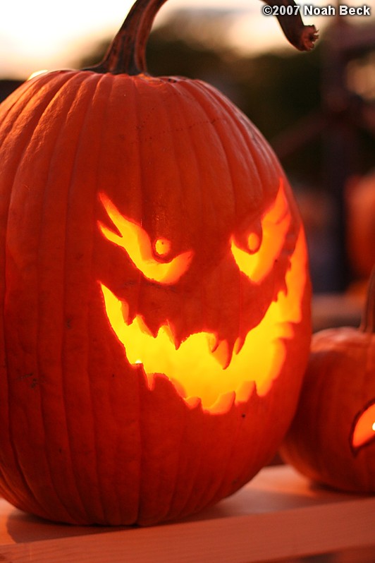 October 20, 2007: Keene pumpkin festival carved pumpkins