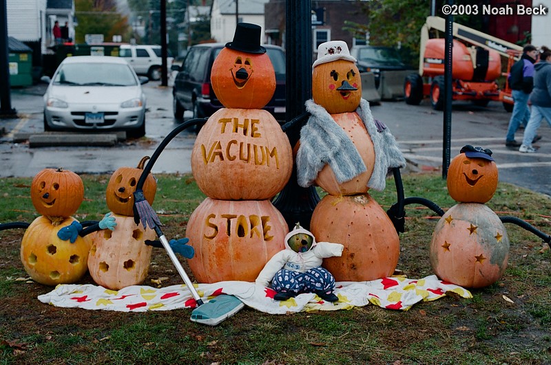 October 25, 2003: Keene Pumpkin Festival pumpkins