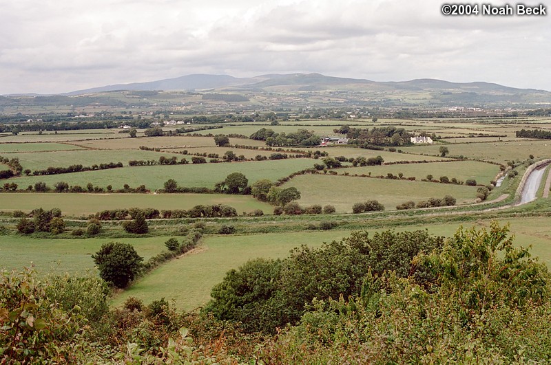 July 5, 2004: Landscape on the way to Tramore from Cork.