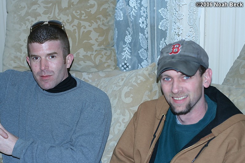 February 18, 2006: Left to right: Jamie, Brian