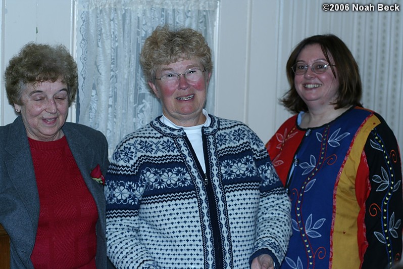 February 18, 2006: Left to right: June, Susan, Nancy