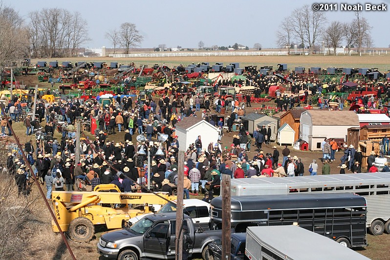 March 12, 2011: The mud sale itself (Amish auction)