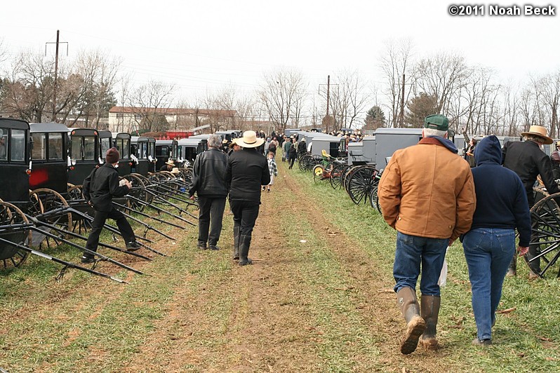 March 12, 2011: The mud sale itself (Amish auction)