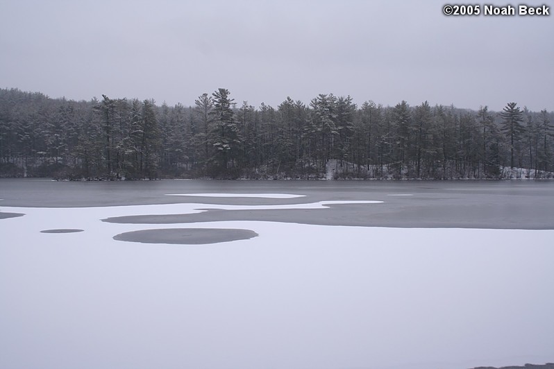 December 4, 2005: Paradise Pond frozen over